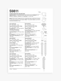 Simplicity Children's Warm or Cool Packs and Covers Sewing Pattern, S9811 - view 2, Multi