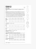 Simplicity Misses' Medieval Dress Costume Sewing Pattern, S9812
