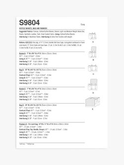 Simplicity Bicycle Bags, Baskets and Panniers Sewing Pattern, S9804OS - view 2, Multi
