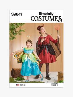 Simplicity Children's and Girls' Costumes Sewing Pattern, S9841, Hh