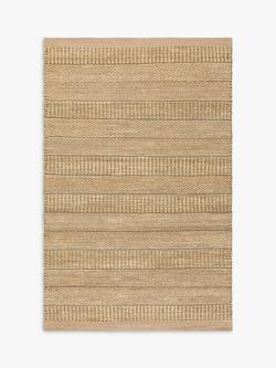 John Lewis Grained Hand Woven Jute Rich Rug, Green