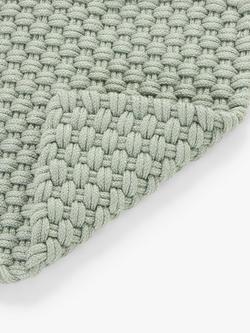 John Lewis Washable Doormat - view 2, Green Mid