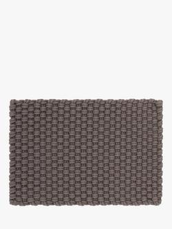 John Lewis Washable Doormat, Grey Mid