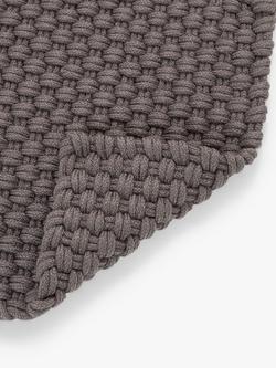 John Lewis Washable Doormat - view 2, Grey Mid