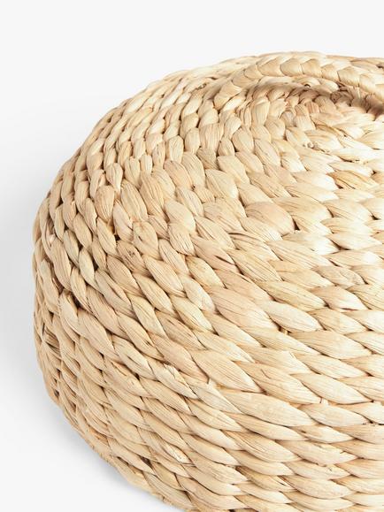 John Lewis Woven Water Hyacinth Food Cover, Natural - view 2, Natural