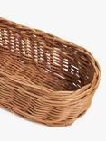 John Lewis Solid Rattan Bread Basket, Natural