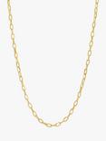 BARTLETT LONDON Men's Paperclip Chain Necklace, Gold