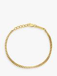 BARTLETT LONDON Men's Box Chain Bracelet, Gold