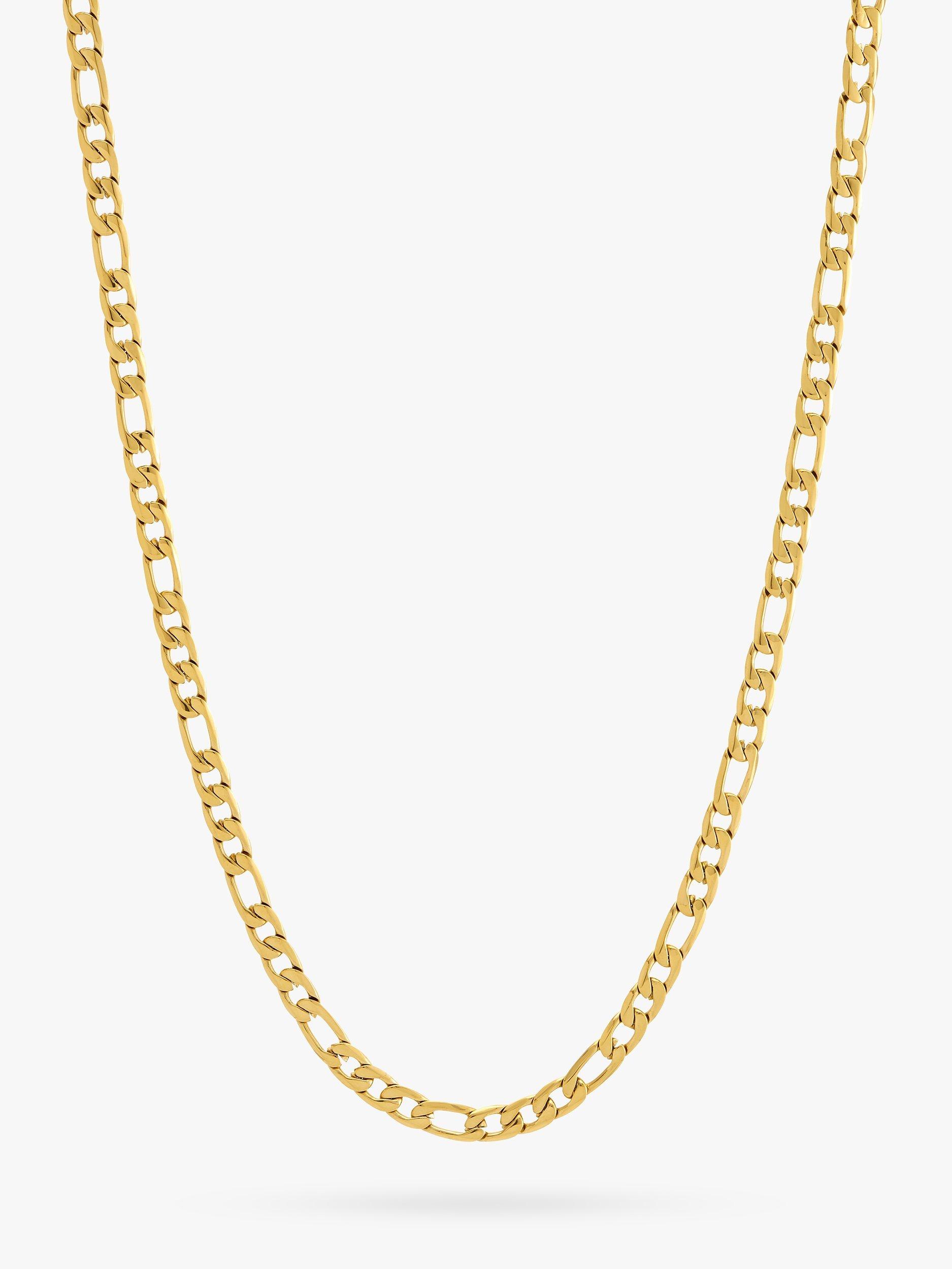 Product image 2 of 4, which shows BARTLETT LONDON Men's Figaro Chain Necklace, Gold
