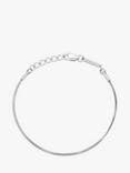 BARTLETT LONDON Men's Thin Box Chain Bracelet