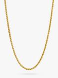 BARTLETT LONDON Men's Spiga Chain Necklace, Gold