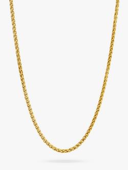 BARTLETT LONDON Men's Spiga Chain Necklace - view 2, Gold
