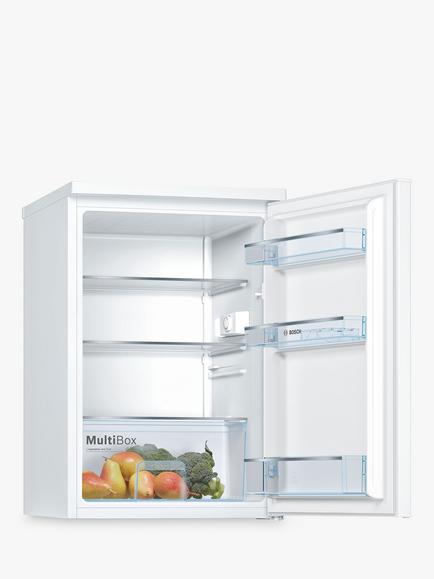 Bosch Series 2 KTR15NWECG Freestanding Under Counter Fridge, White - view 2, White