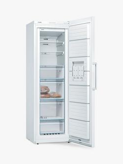 Bosch Series 4 GSN36VWEPG Freestanding Freezer, White - view 2, White