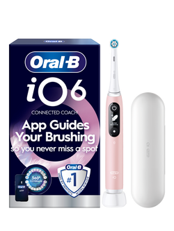 Oral-B iO6 Electric Toothbrush, Pink