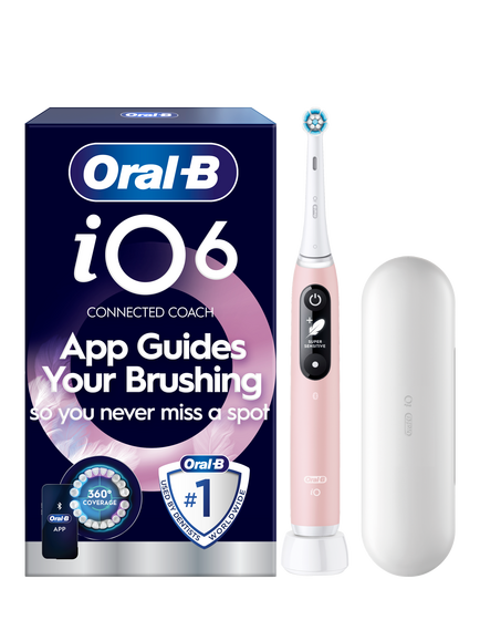 Oral-B iO6 Electric Toothbrush, Pink
