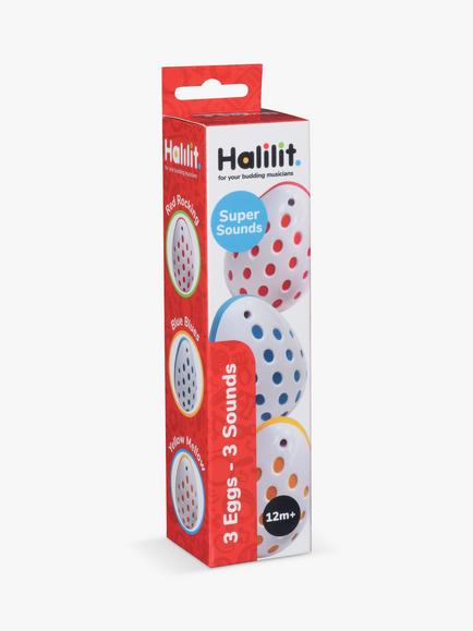 Halilit Trio Egg Shaker Musical Toy, Multi