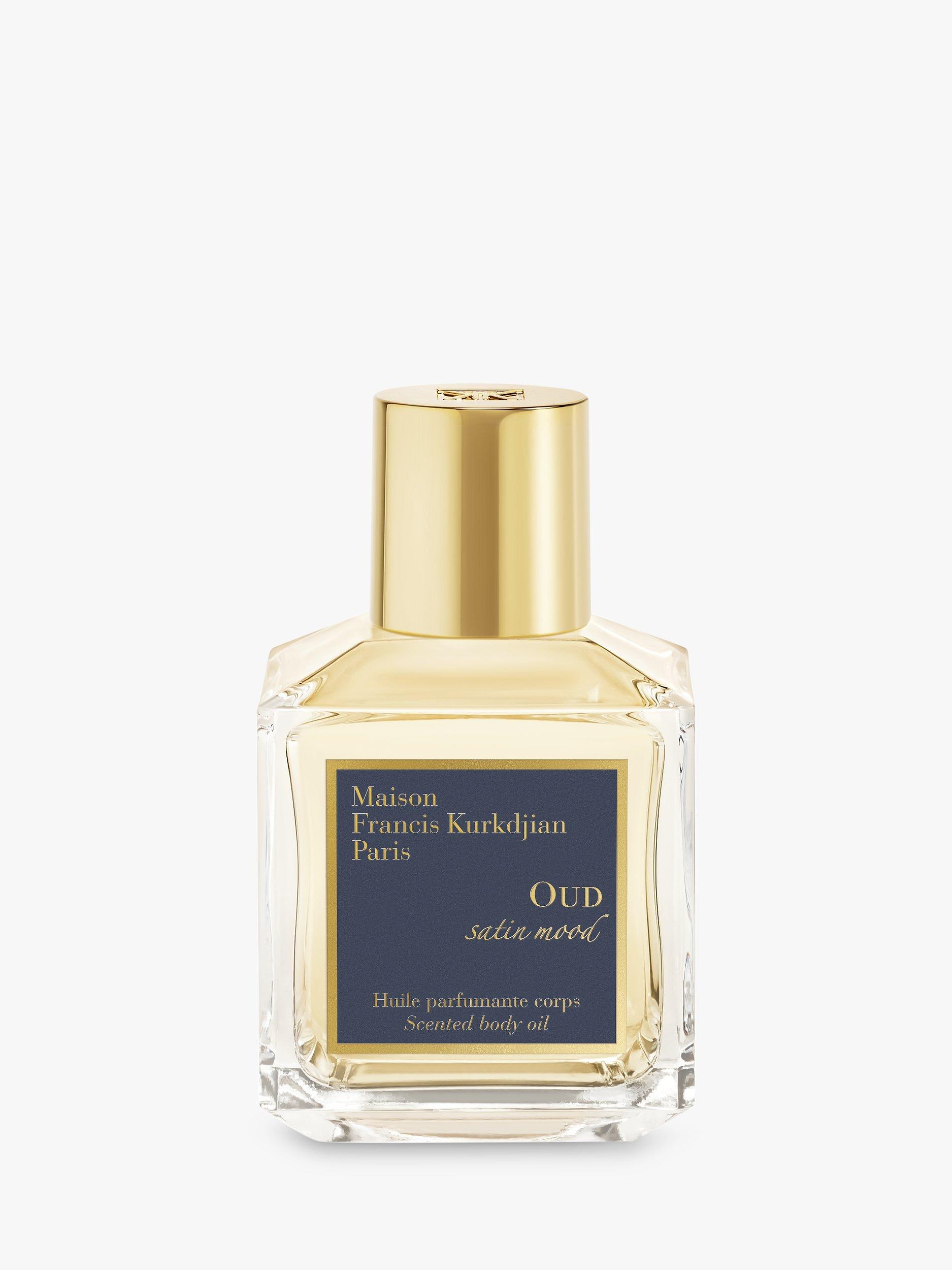 Product image 1 of 2, which shows Maison Francis Kurkdjian Oud Satin Mood Scented Body Oil, 70ml