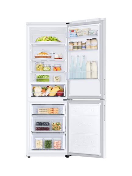 Samsung Series 5 RB33B610EWW/EU Freestanding 65/35 Fridge Freezer with SpaceMax™, White - view 2, White