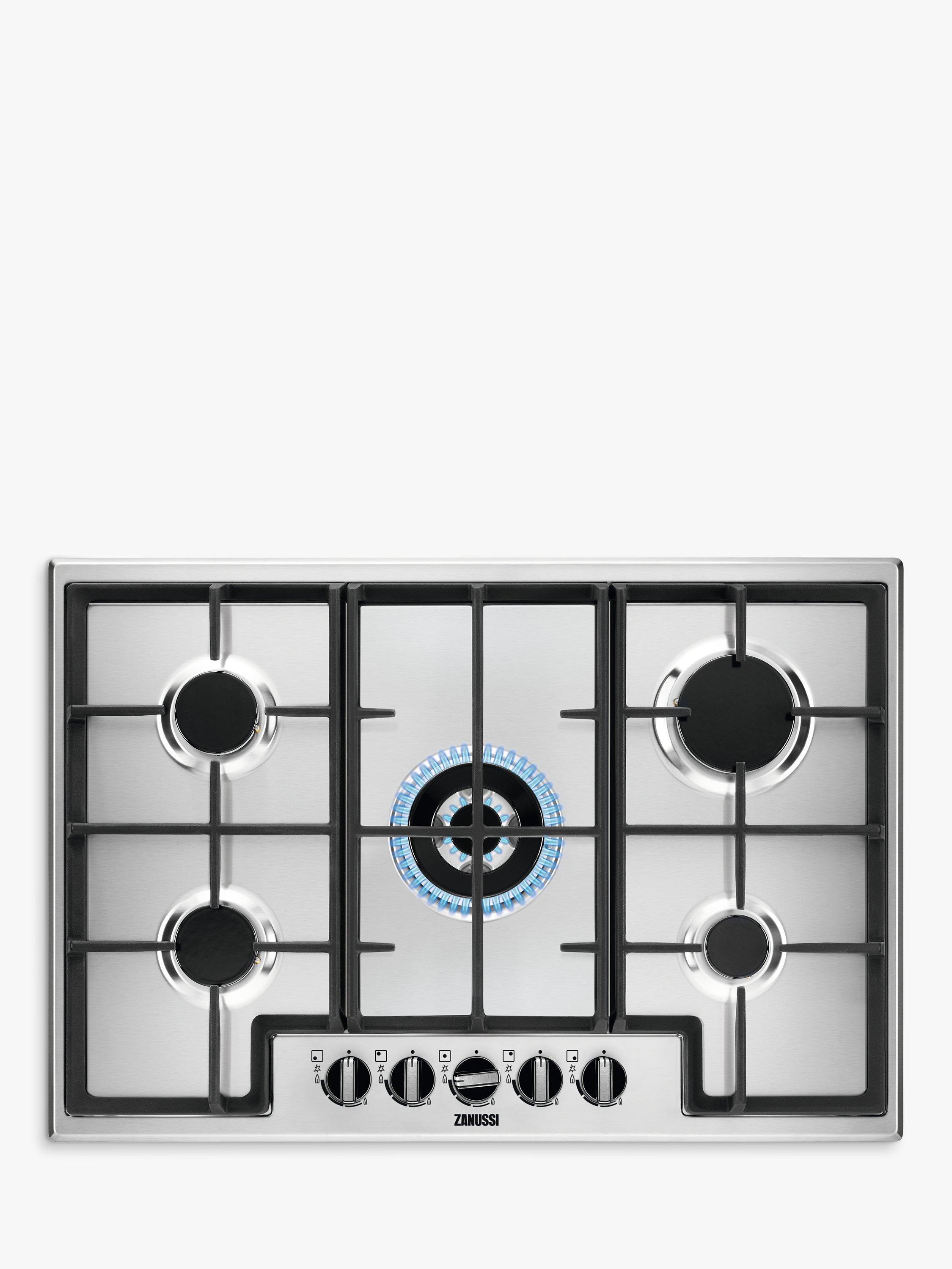 Zanussi Series 40 ZGNN755X 75cm Gas Hob Stainless Steel