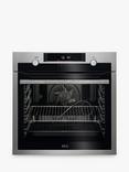 AEG BPE556060M Built In Electric Single Oven, Stainless Steel