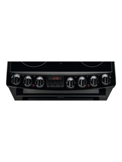 Zanussi ZCV69360BA Electric Ceramic Hob Cooker, Black - view 2, Black