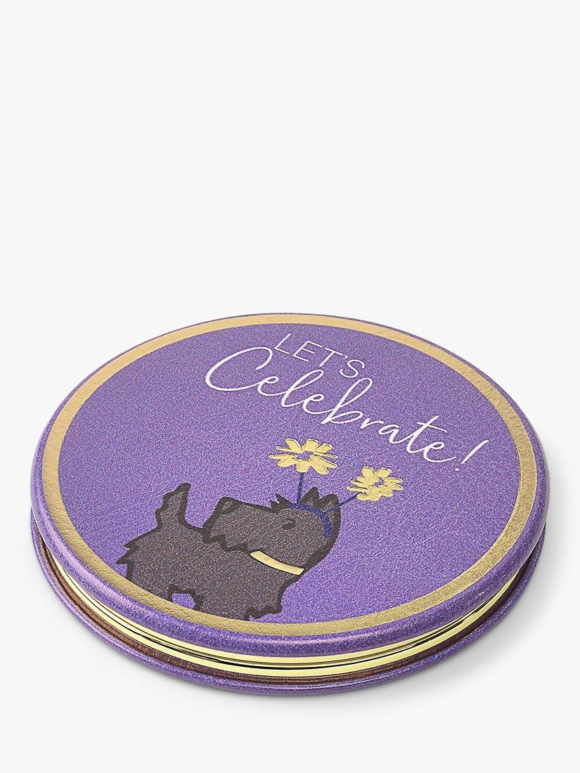 Radley Let's Celebrate Compact Mirror, Amethyst/Multi