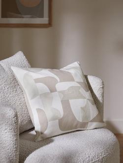John Lewis Align Cushion - view 2, Greige