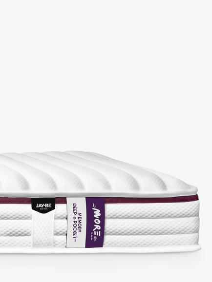 JAY-BE MORE Memory E-Pocket Children's Mattress, Medium Tension, European Single, White