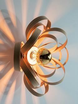 Tom Raffield Skipper Wall Light - view 2, Oak