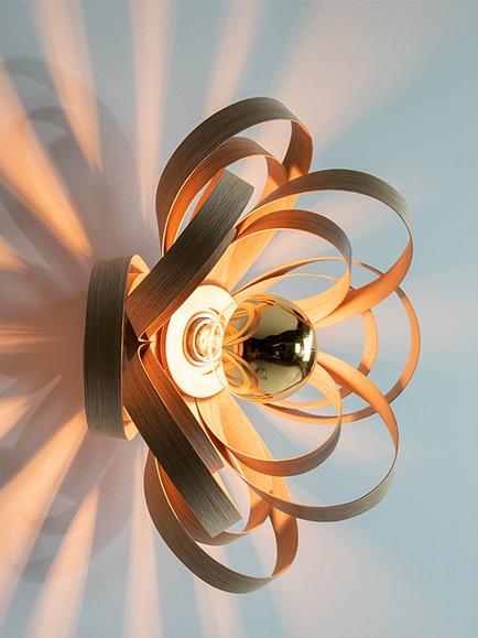 Tom Raffield Skipper Wall Light - view 2, Oak