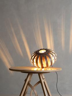 Tom Raffield Urchin Table Lamp - view 2, Oak