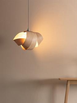 Tom Raffield Shore Pendant Light, Oak
