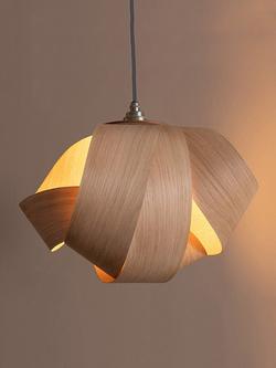 Tom Raffield Shore Pendant Light - view 2, Oak