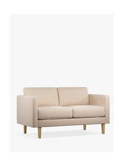 John Lewis ANYDAY Eavis Medium 2 Seater Sofa, Light Leg, Brushed Tweed Beige