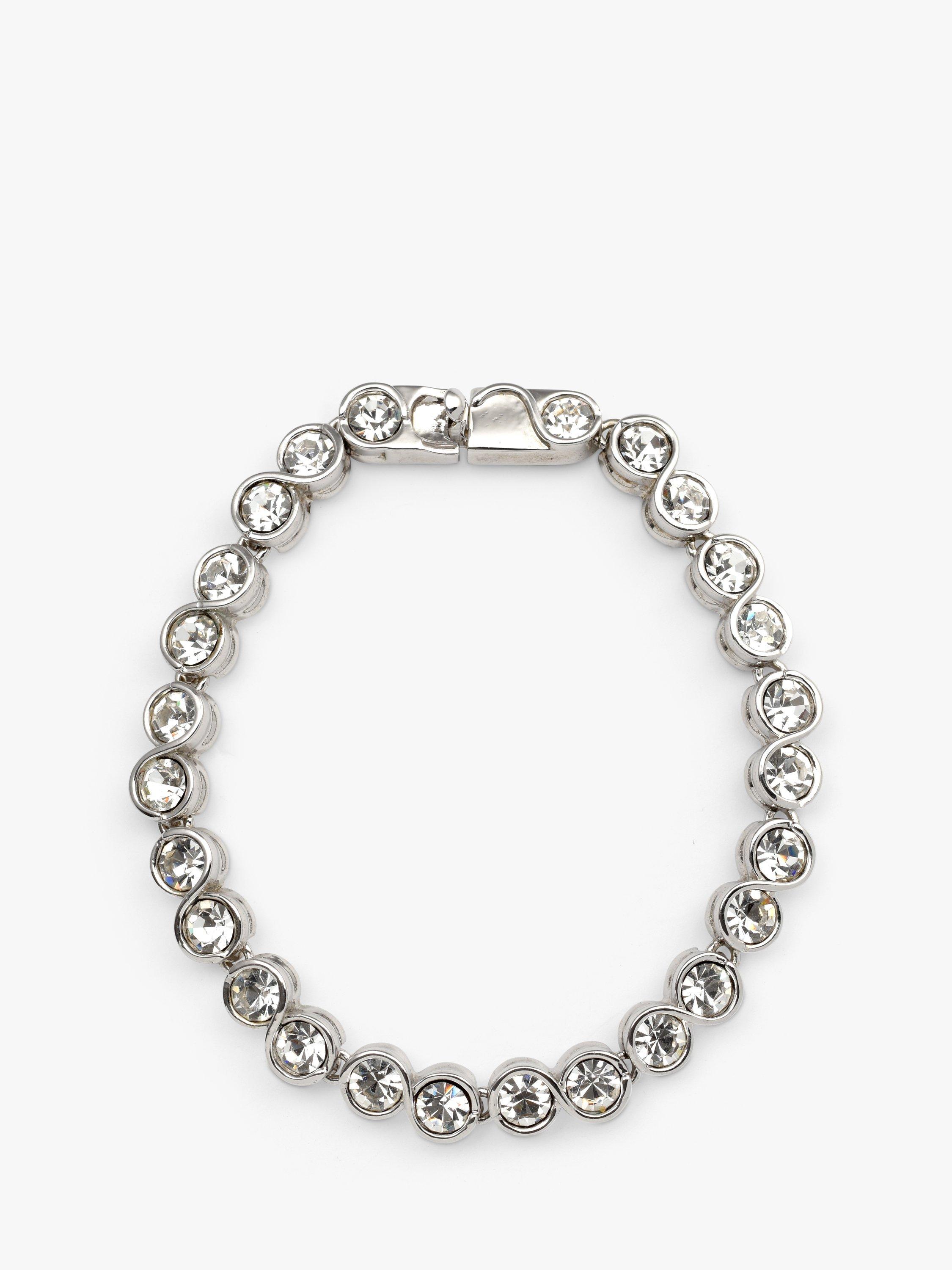 Product image 1 of 2, which shows Eclectica Pre-Loved Swarovski Crystal Tennis Bracelet, Dated Circa 1980s