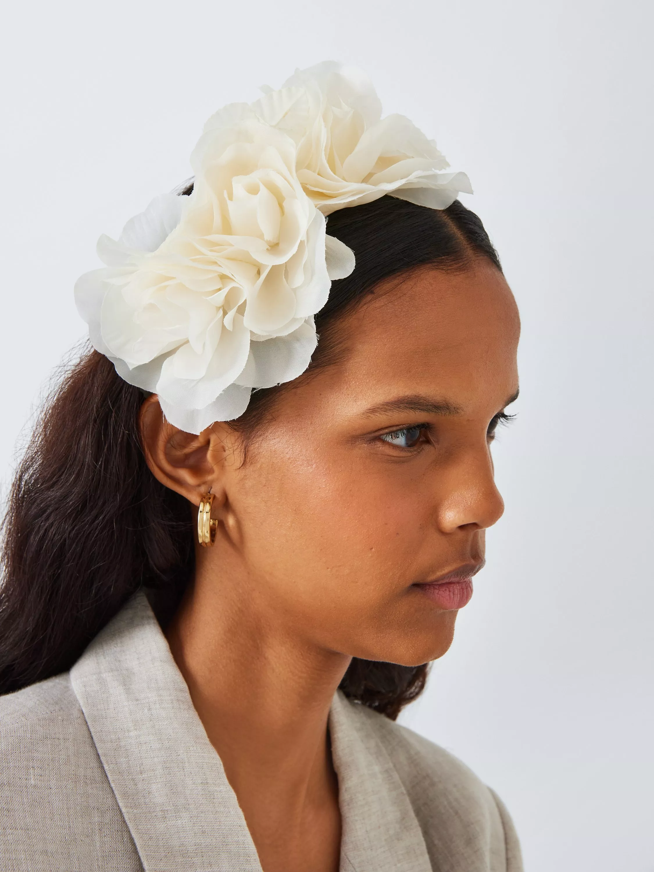 Neutral wedding hats on sale