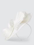 John Lewis Tilly Upturn Fascinator, White