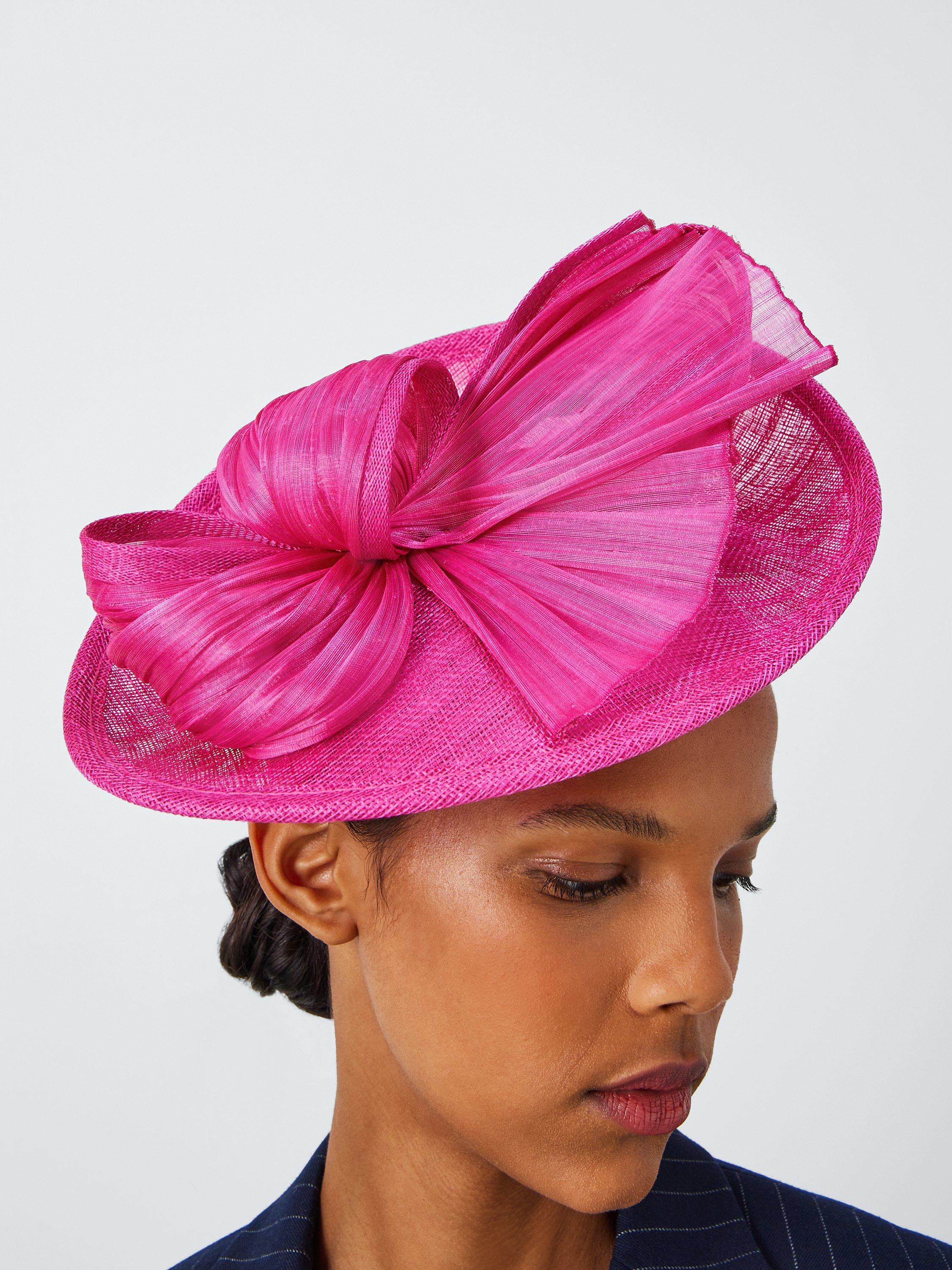 John Lewis Tilly Upturn Fascinator, Magenta