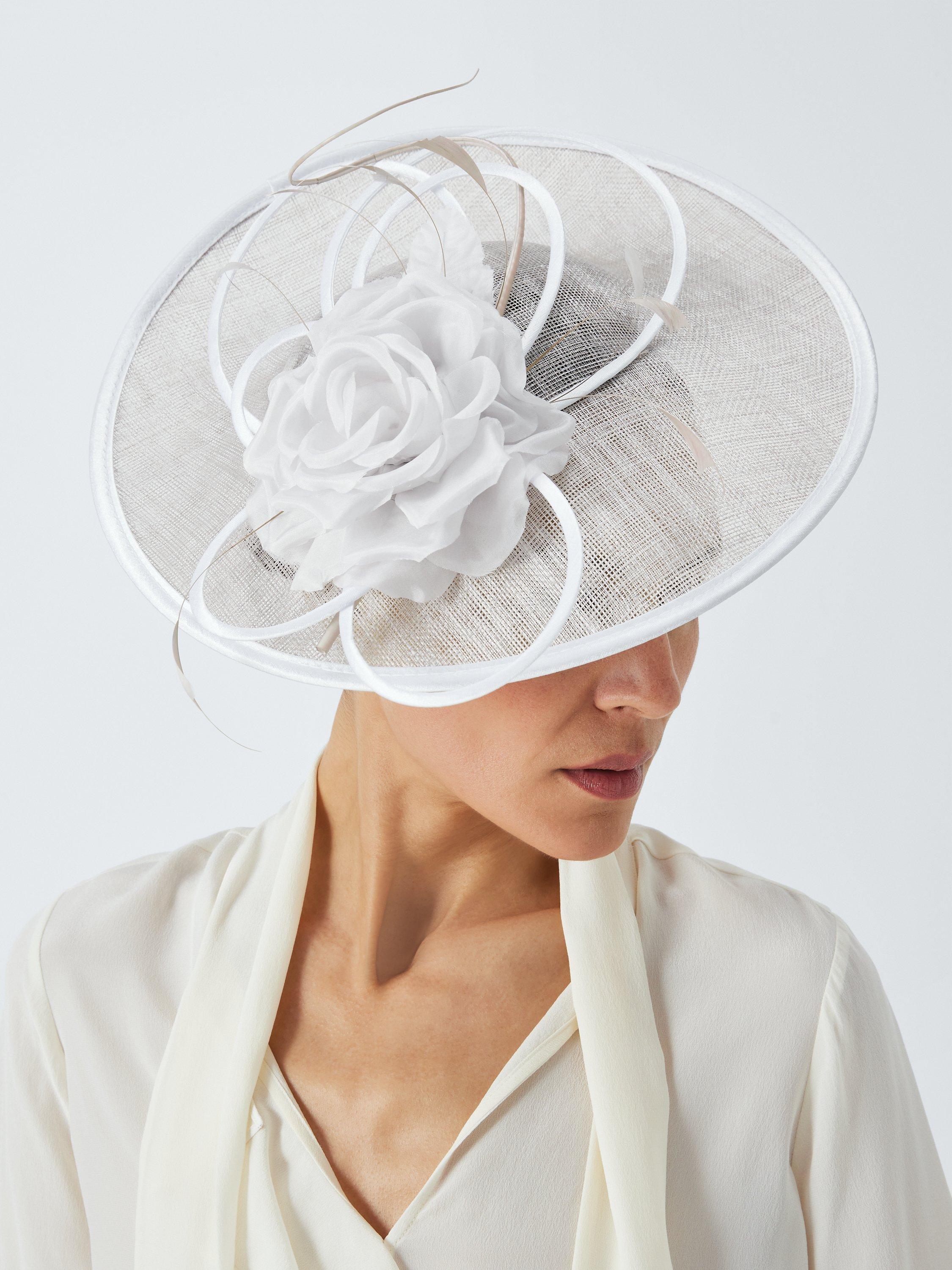 Off white wedding hats online