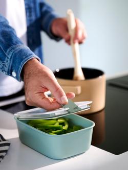 Mepal EasyClip Storage Container, 1.5L, Nordic Sage - view 2, Nordic Sage