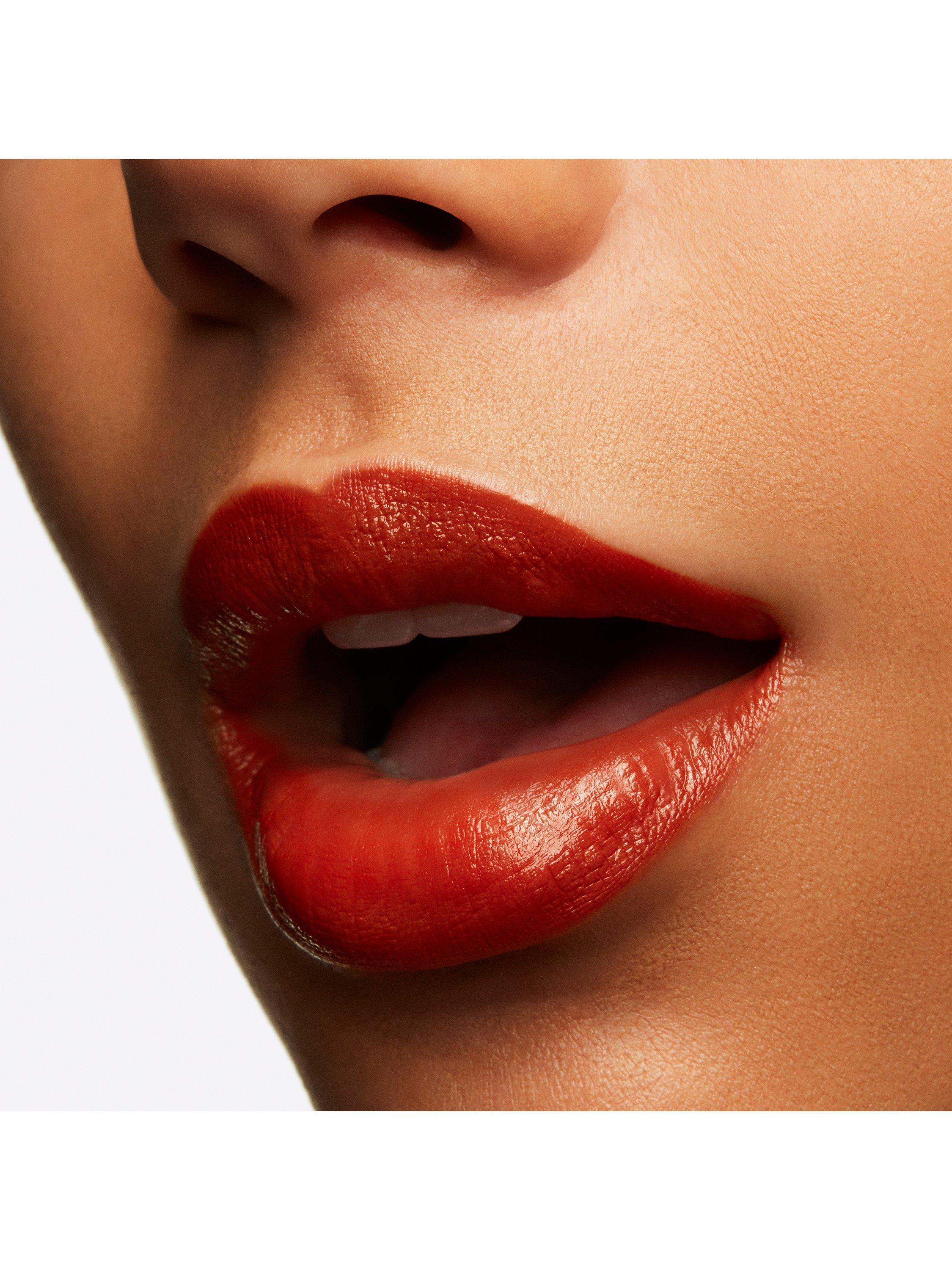 Product image 4 of 6, which shows MAC Lustreglass Sheer-Shine Lipstick, Obviously