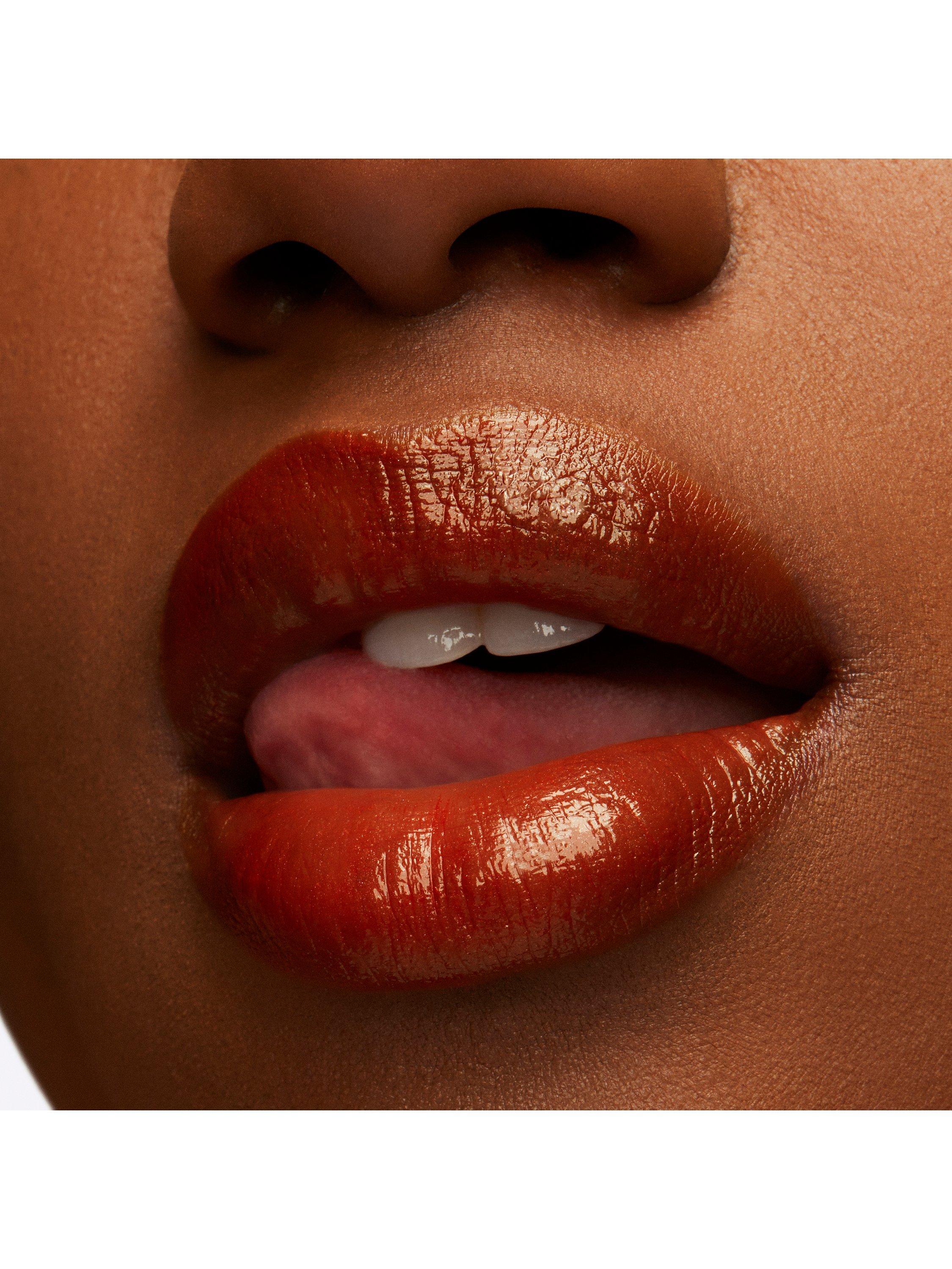 Product image 5 of 6, which shows MAC Lustreglass Sheer-Shine Lipstick, Obviously