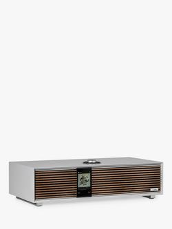 Ruark R410 DAB/DAB+/FM/Internet Radio Bluetooth Wi-Fi Wireless All-In-One Music System, Soft Grey