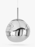 Tom Dixon Melt Mini Pendant Ceiling Light, Silver