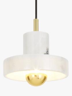 Tom Dixon Stone Marble LED Pendant Ceiling Light, Stone, Stone