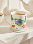 John Lewis Hobbies Wild Swimming Stoneware Mug, 335ml, Multi