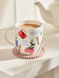 John Lewis Hobbies Gardening Stoneware Mug, 335ml, Multi
