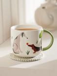 John Lewis Dogs Stoneware Mug, 400ml, Multi