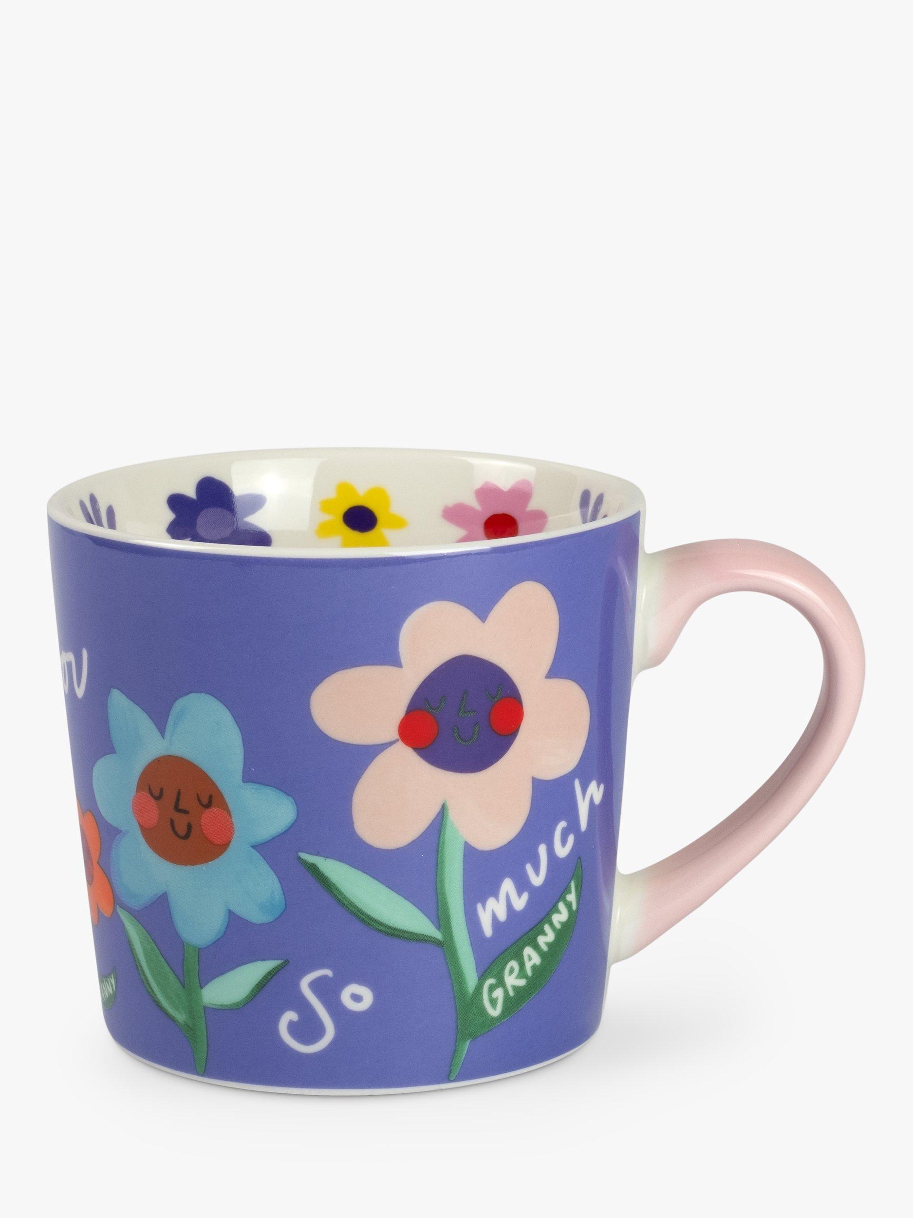 Eleanor Bowmer 'Love You So Much Grandma' New Bone China Mug, 300ml, Multi